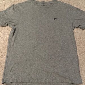RVCA Men's Heather Gray Short Sleeve Tee
